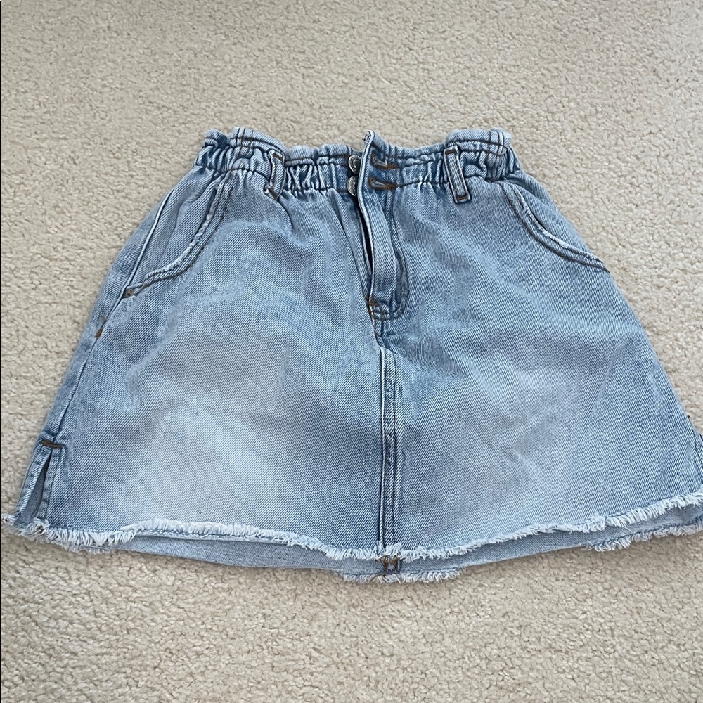 Zara Denim Blue Girls Skirt